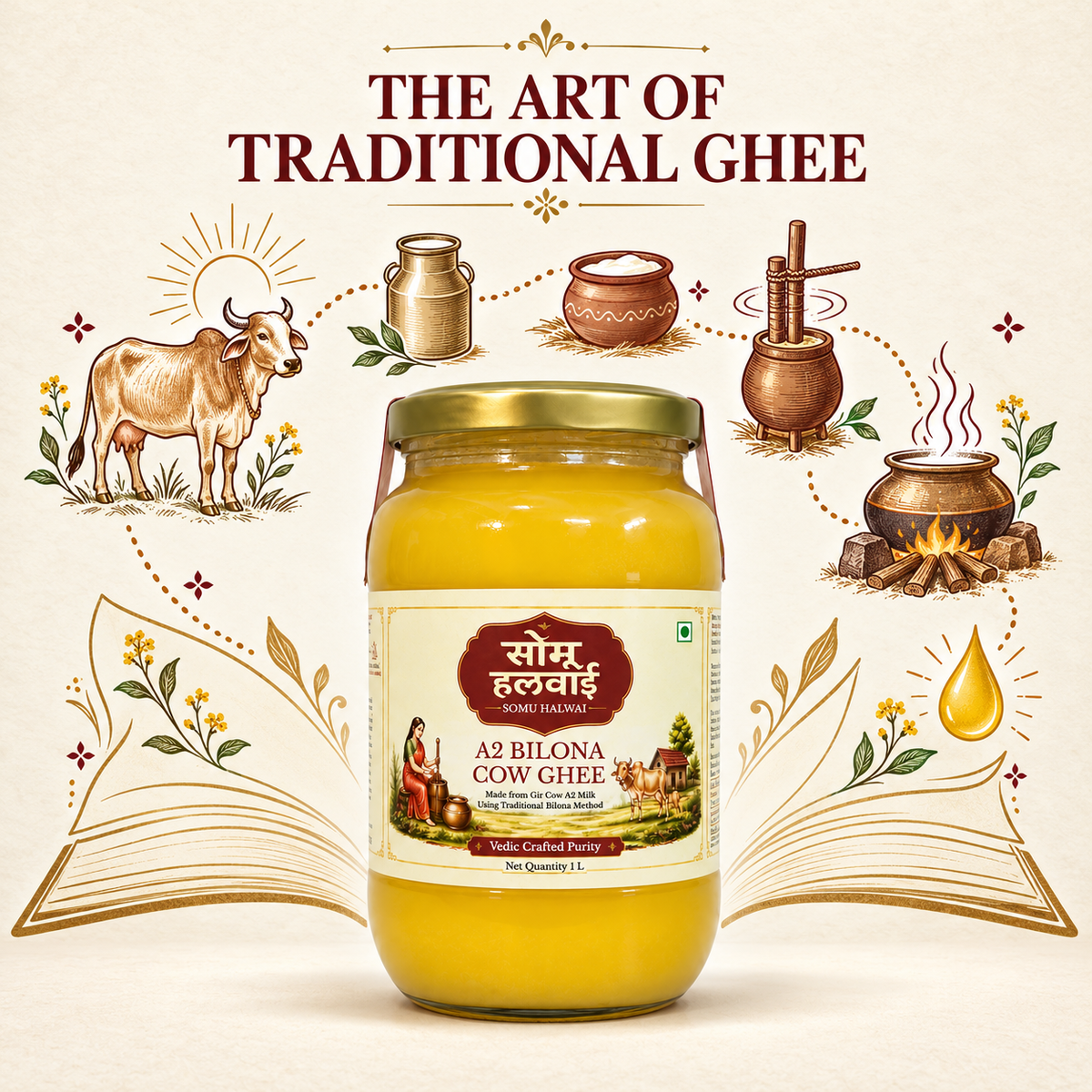 A2 Bilona Gir Cow Ghee