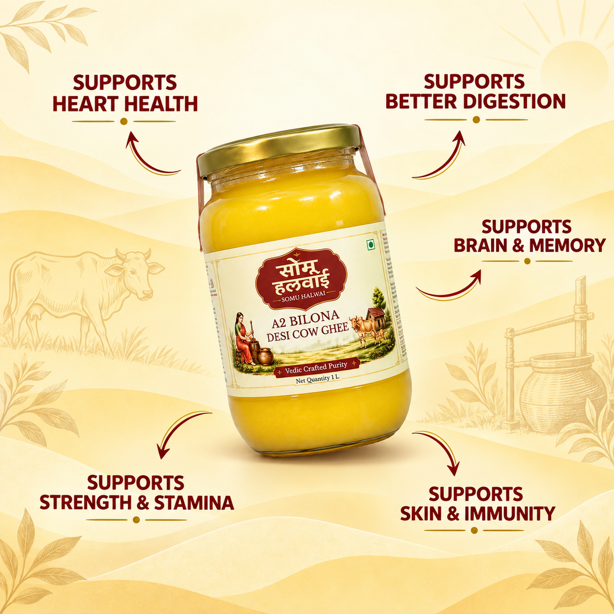 A2 Bilona Gir Cow Ghee