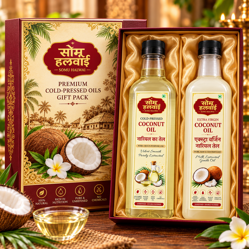 Cold-Pressed Extra Virgin Coconut & Coconut Oil Gift Pack