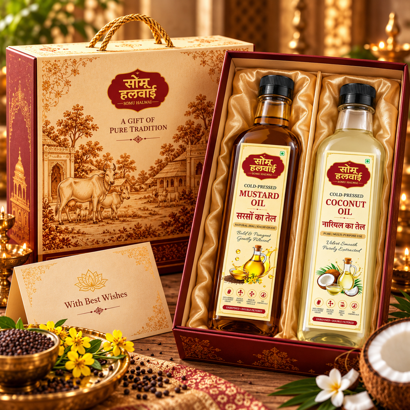 Cold-Pressed Mustard & Coconut Oil Gift Pack