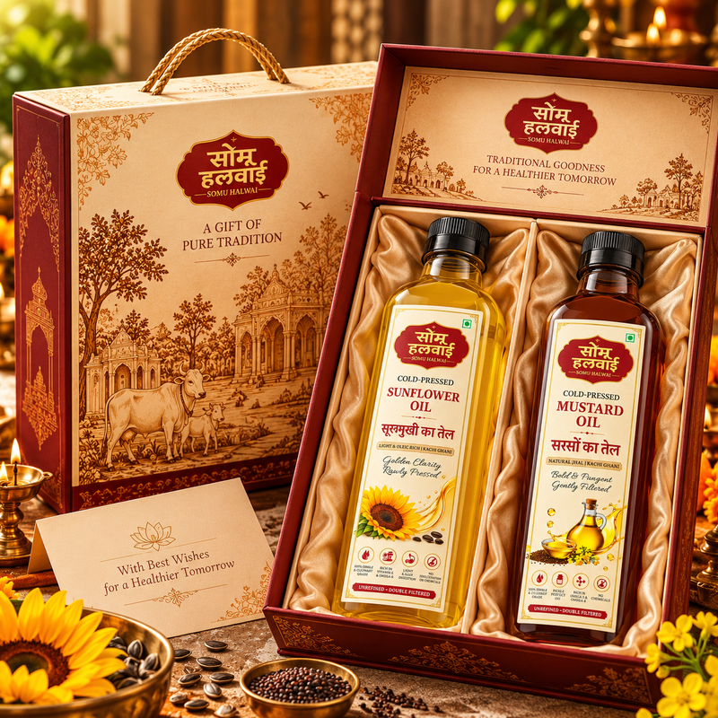 Cold-Pressed Sunflower & Mustard Oil Gift Pack