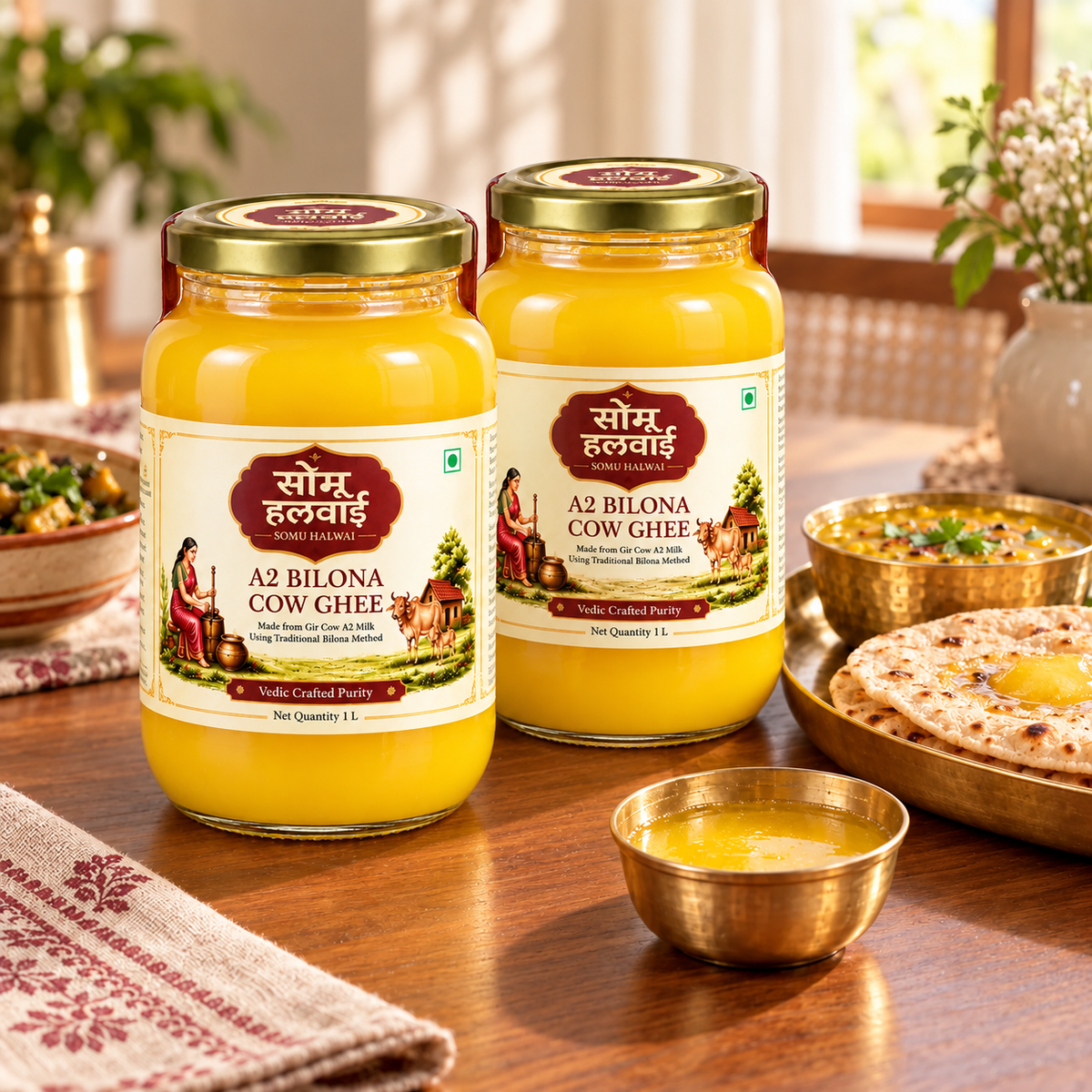 A2 Bilona Gir Cow Ghee - 2 L