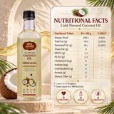 Somu Halwai Cold-Pressed Coconut Oil with fresh coconut