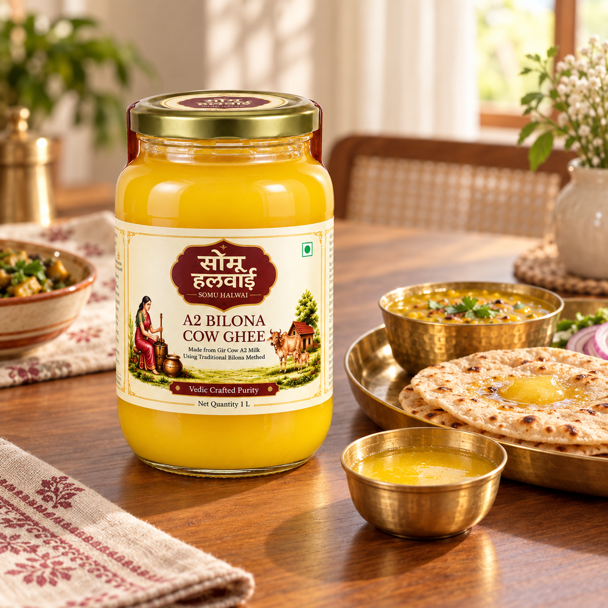 A2 Bilona Gir Cow Ghee by Somu Halwai
